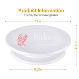 Plastic Turn Table (11 Inch) - Bakeyy.com - India - Plastic Turn Table (11 Inch) - Default Title