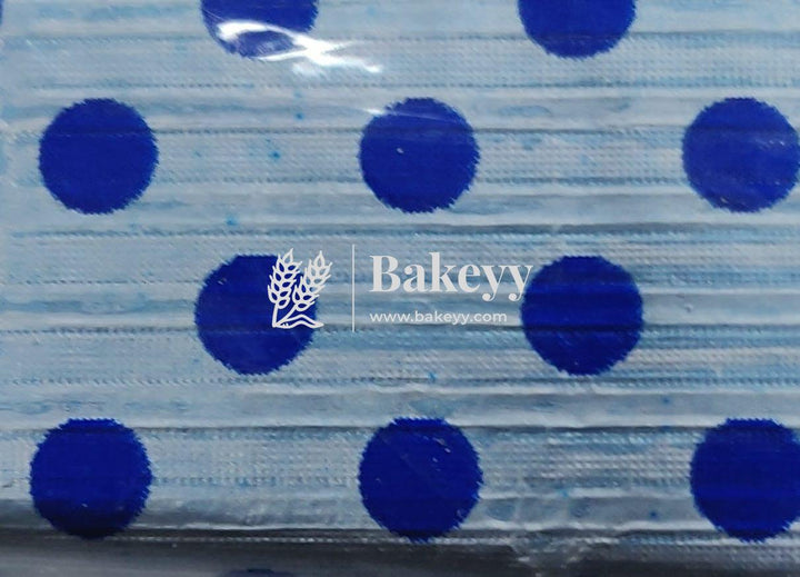 Polka Dot Wrapping Paper - Aluminium Embossed Foil | 7x10" Size | Pack of 200 - Bakeyy.com