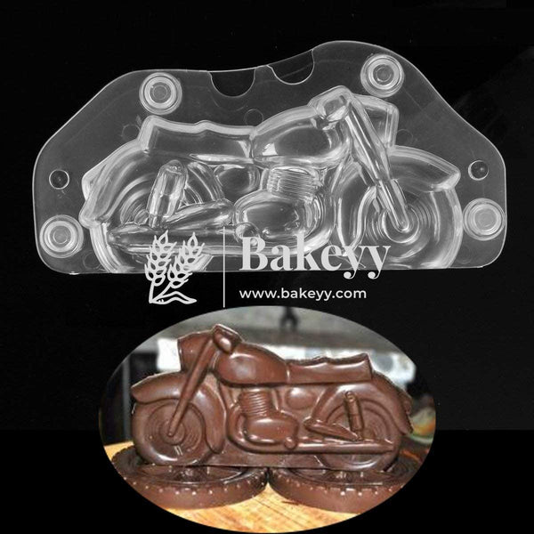 Polycarbonate Motorcycle Bike Chocolate Mould - Bakeyy.com