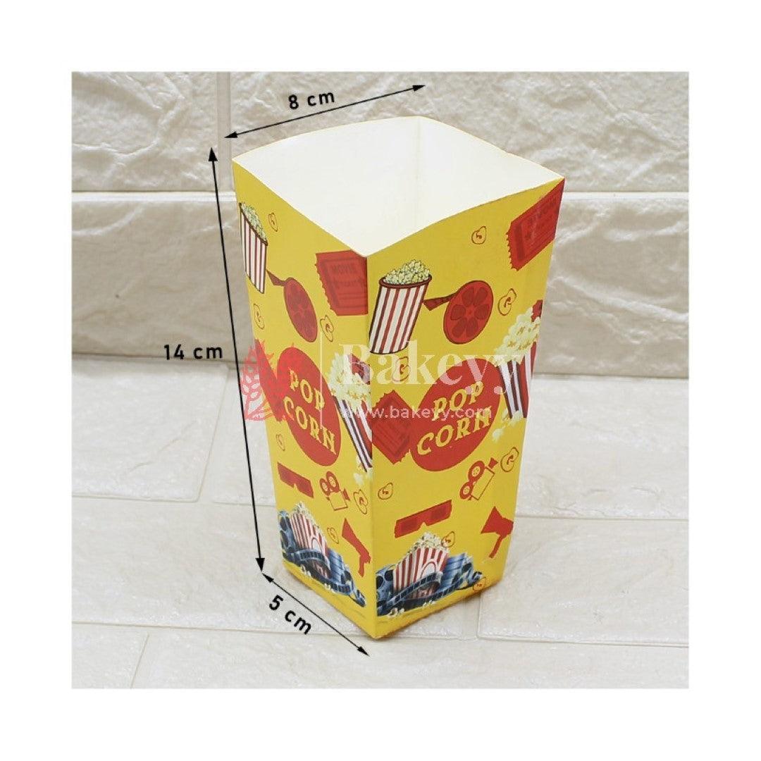 Popcorn Box | Hotel | Canteen| Yellow |Restaurants Box- Pack of 50 - Bakeyy.com - India - Popcorn Box | Hotel | Canteen| Yellow |Restaurants Box- Pack of 50 - Default Title