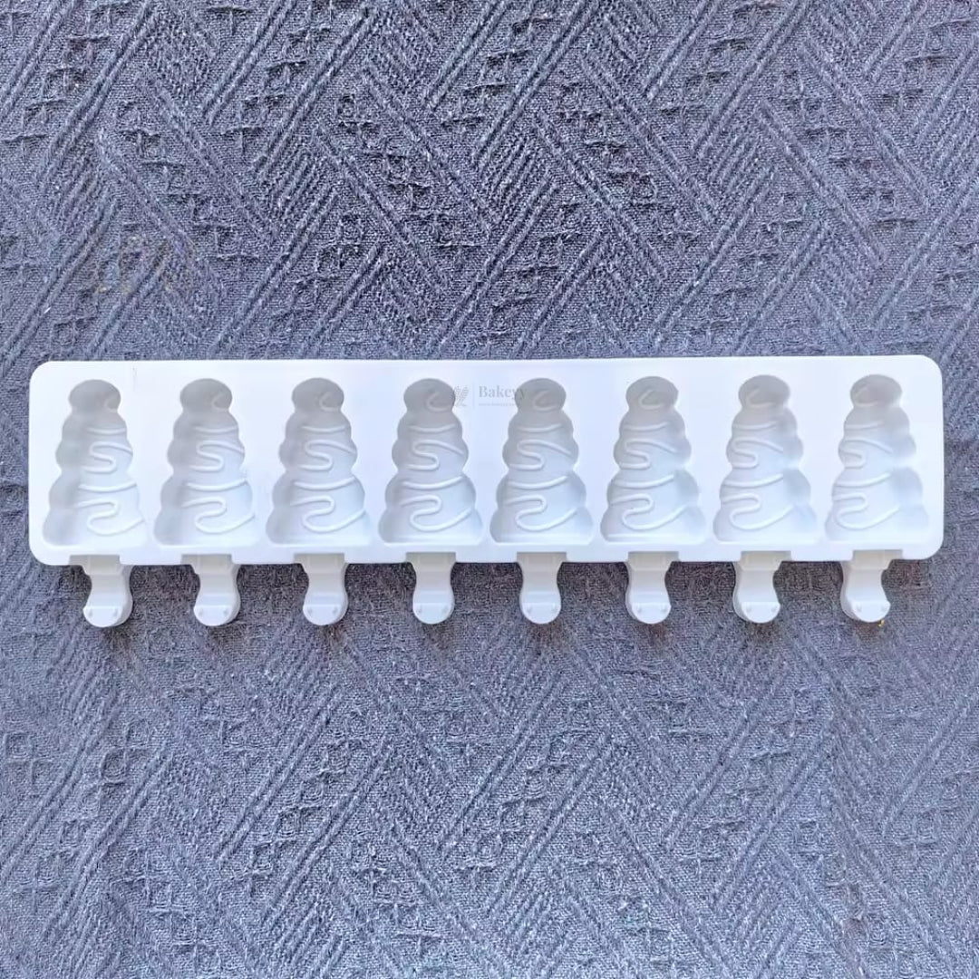 Tree Shape Popsicle Silicone Mould | Decorative Baking Mould | Baking & Craft Mould | Food-Grade Silicone | Pack of 1