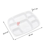 PP Black 8cp Meal Tray With Lid | Pack of 24 - Bakeyy.com - India - PP Black 8cp Meal Tray With Lid | Pack of 24 - Default Title