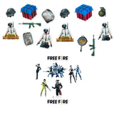 Gaming Theme Edible Wafer Cake Toppers | Ready-to-Use Cupcake & Cake Decoration | Pack of 1 Set