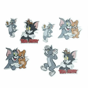 Kids Cartoon Edible Wafer Toppers Combo Set | Precut Cake & Cupcake Decoration | Pack of 1 - Bakeyy.com - India - Kids Cartoon Edible Wafer Toppers Combo Set | Precut Cake & Cupcake Decoration | Pack of 1 - Tom and Jerry 65.00