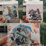 Gaming Theme Edible Wafer Cake Toppers | Ready-to-Use Cupcake & Cake Decoration | Pack of 1 Set