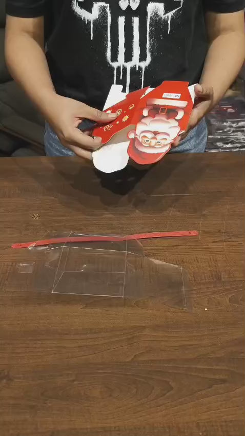 Christmas Gift Box Collection - Set of 12 | Includes Plastic Insert & Handle