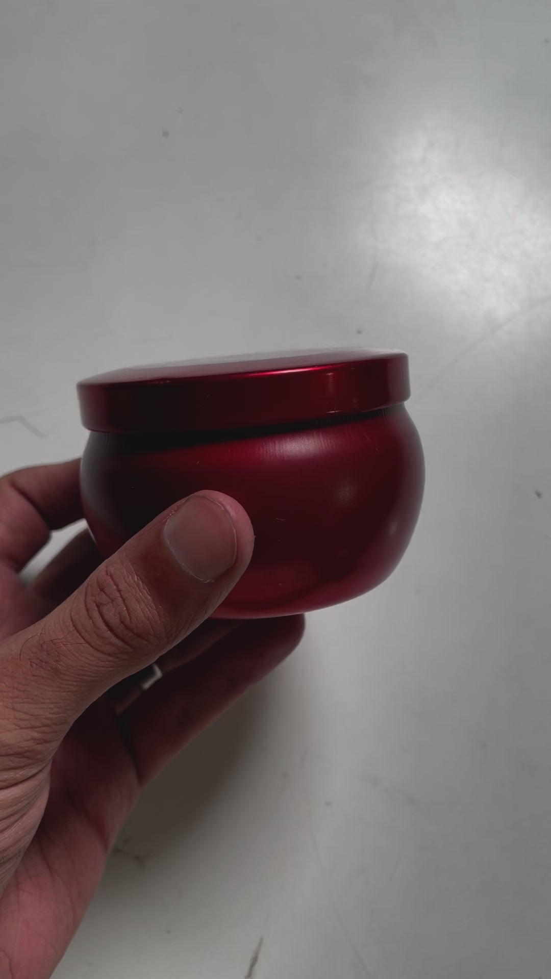 Red Candle Tin Box | Empty Decorative Tin Box | Candy Box | Gift Box | Pack Of 12