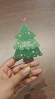Christmas Tree Cake Topper | Green Color | Christmas Decor | Pack of 5