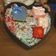 Premium Heart-Shaped Black Gift Box with Transparent Lid l Pack of 1