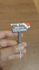 Christmas Board with Hat Cake Topper | Christmas Miniature Figurines | Christmas Decor | Pack of 10