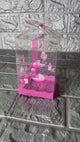 Baby Shower Gift Boxes with Pink Stroller Design | PVC Chocolate Box | Gift Box | Goodie Box |  | Medium | Pack of 10