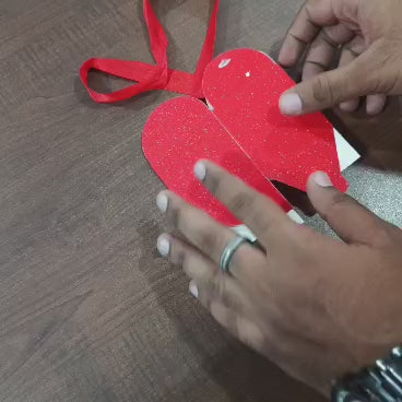 Glitter Cube Ribbon Gift Box | Festive & Diwali Favor Packaging