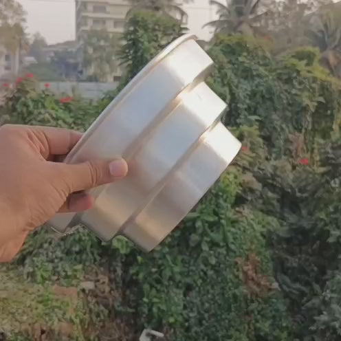 Aluminium Cake Mould | 3 Story cake Mould | Detachable Tube Mould for Sponge, Pound & Ring Cakes | Pack of 1