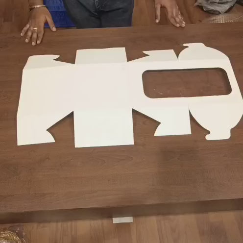 10x10x5 Inch Cake Box With L Shape Window ITC Quality | Pack Of 25