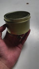 Gold Round Metal Candle Tin with Lid - Elegant Candle Storage and Display |Pack Of 15