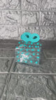 Blue Heart-Themed Gift Boxes with "For You" Text | PVC Chocolate Box | Gift Box | Goodie Box | J 21 | Pack of 10