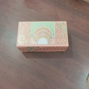 Embossed Rigid Hamper Box with 2 Glass Jars & Magnetic Closure | 2 Designs | Pack of 1