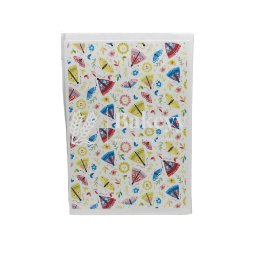 Printed Edible Wafer Paper | Moth Design | Tie Dye Frosting Sheet | A4 Size - Bakeyy.com