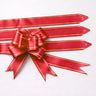 18 cm Pull Up Gift Ribbon Bow | Easy Self-Tie Decorative Ribbon for Gift Wrapping & Hampers | Multiple Colours Available | Pack of 10