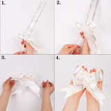 30 cm Pull Up Gift Ribbon Bow | Easy Self-Tie Decorative Ribbon for Gift Wrapping & Hampers | Multiple Colours Available | Pack of 10