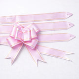 18 cm Pull Up Gift Ribbon Bow | Easy Self-Tie Decorative Ribbon for Gift Wrapping & Hampers | Multiple Colours Available | Pack of 10