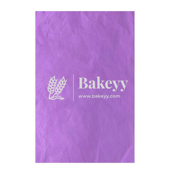 Purple Chocolate Wrapping Paper - Aluminum Foil | 7x10" Size | Pack of 350 - Bakeyy.com