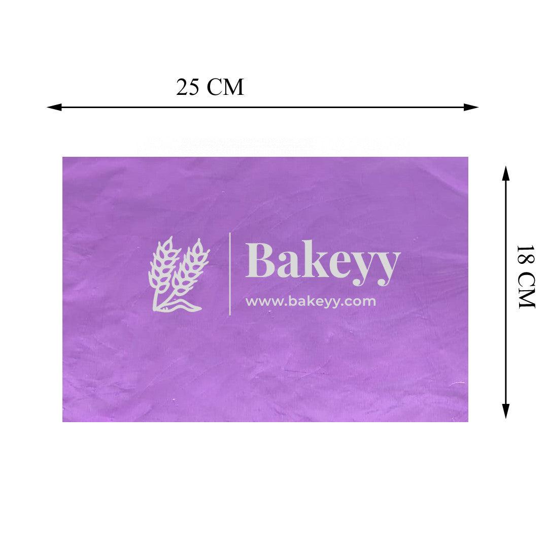 Purple Chocolate Wrapping Paper - Aluminium Embossed Foil | 7x10" Size | Pack of 200 - Bakeyy.com - India - Purple Chocolate Wrapping Paper - Aluminium Embossed Foil | 7x10" Size | Pack of 200 - Default Title