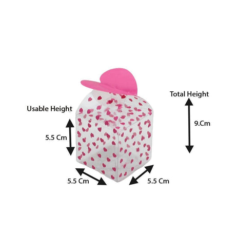 PVC Chocolate Box | Gift Box | Goodie Box | Kareena F-187 - Bakeyy.com - India - PVC Chocolate Box | Gift Box | Goodie Box | Kareena F-187 - Pack Of 10pc / 3923