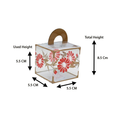 PVC Chocolate Box | Gift Box | Goodie Box | Kareena-F-200 - Bakeyy.com - India - PVC Chocolate Box | Gift Box | Goodie Box | Kareena-F-200 - Pack Of 10pc / 3923