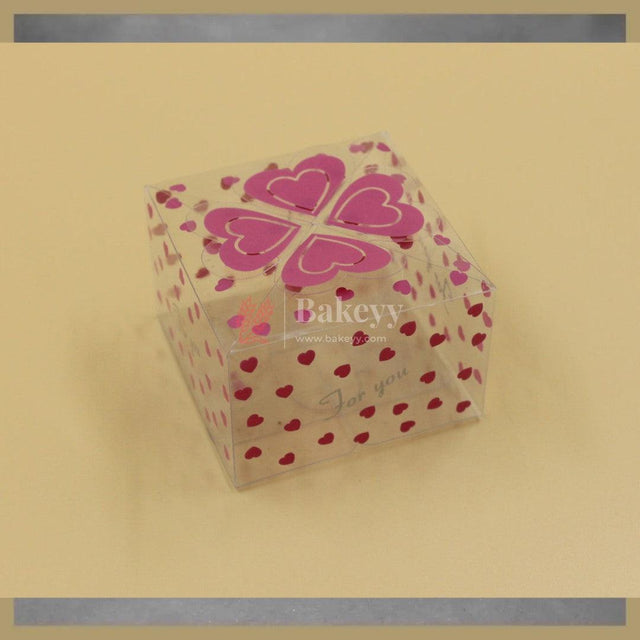 PVC Chocolate Box | Gift Box | Goodie Box | Kareena F - 224 - Bakeyy.com - India - PVC Chocolate Box | Gift Box | Goodie Box | Kareena F - 224 - Pack Of 10pc / 3923