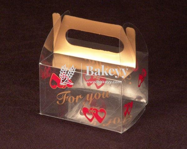 PVC Chocolate Box | Gift Box | Goodie Box | Mita - 130A01 - Bakeyy.com
