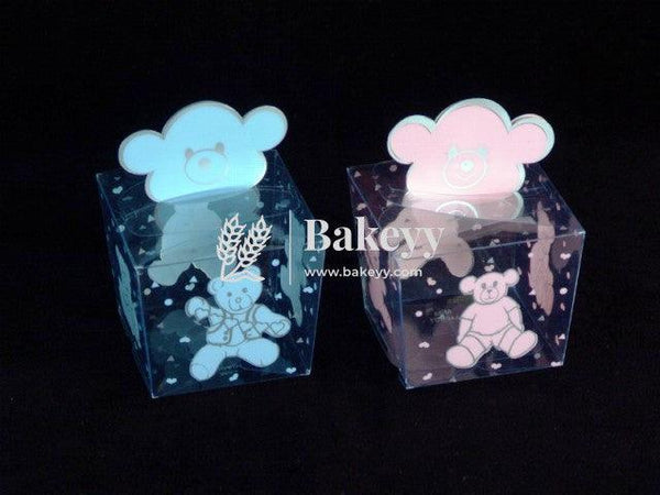 PVC Chocolate Box | Gift Box | Goodie Box | Mita - 340A01 | Pink - Bakeyy.com