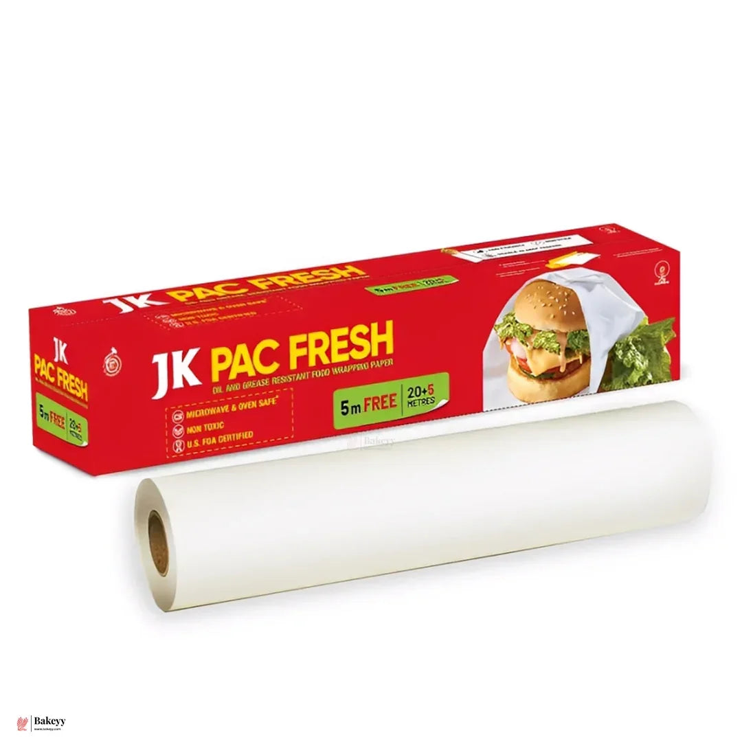JK Pac Fresh Food Wrapping Paper Roll – 25 Meters (20+5m Free) - Bakeyy.com - India - JK Pac Fresh Food Wrapping Paper Roll – 25 Meters (20+5m Free) - Default Title