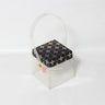 8x8x8 cm | PVC Goodie Box with Handle |  Elegant Design for Gifting and Packaging |  Pack of 10 |