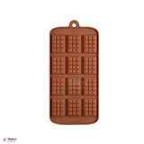 Silicone Chocolate Bar Mold – 12 Cavity Grid Design| 1 Piece
