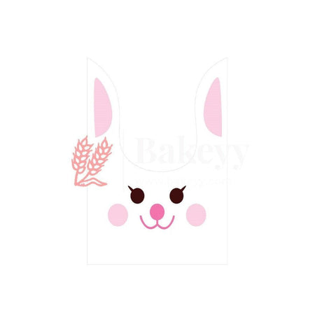 Rabbit Ear Candy Gift Bags Cute Plastic Bunny Goodie Bags Candy Bags for Kids Bunny Party Favors | Large | Pack of 50 - Bakeyy.com - India - Rabbit Ear Candy Gift Bags Cute Plastic Bunny Goodie Bags Candy Bags for Kids Bunny Party Favors | Large | Pack of 50 - Default Title