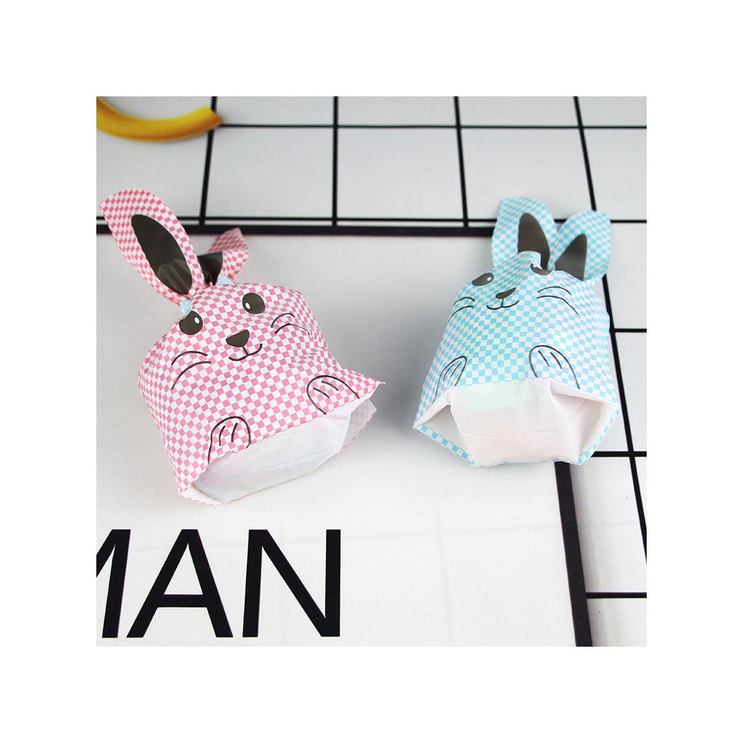 Rabbit Ear Candy Gift Bags Cute Plastic Bunny Goodie Bags Candy Bags for Kids Bunny Party Favors| Turquoise Color| Pack of 50 - Bakeyy.com - India - Rabbit Ear Candy Gift Bags Cute Plastic Bunny Goodie Bags Candy Bags for Kids Bunny Party Favors| Turquoise Color| Pack of 50 - Small / Turquoise