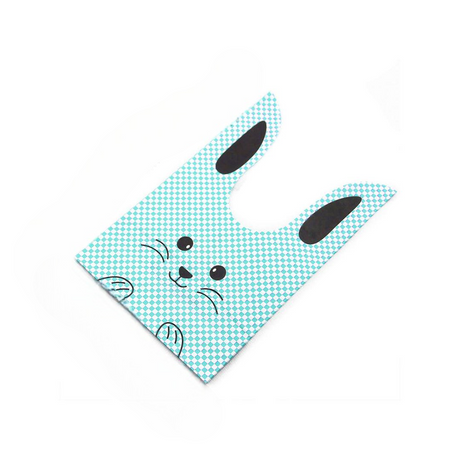 XL size | Rabbit Ear Candy Gift Bags | Cute Plastic Bags | Bunny Party Favors | Pack of 50 - Bakeyy.com - India - {{ variant.name }}