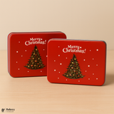 Rectangle Christmas Gift Storage Box | Christmas Cookie & Chocolate Tin Box | Pack of 6