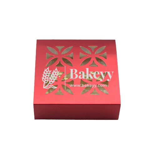 Red Chocolate Box For 4 | Gift Box | Multipurpose Box | pack of 10 - Bakeyy.com - India - Red Chocolate Box For 4 | Gift Box | Multipurpose Box | pack of 10 - Default Title