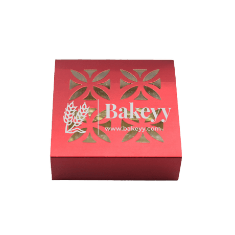 Red Chocolate Box For 4 | Gift Box | Multipurpose Box | pack of 10 - Bakeyy.com - India - Red Chocolate Box For 4 | Gift Box | Multipurpose Box | pack of 10 - Default Title