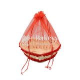 Red Heart Net Basket | Hamper Basket | Large - Bakeyy.com - India - Red Heart Net Basket | Hamper Basket | Large - Default Title