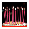 Red Metallic Candle Pack of 6 pcs for Cake | Birthday | Anniversary | Thin Candles Birthday Cake Candles Long - Bakeyy.com - India - Red Metallic Candle Pack of 6 pcs for Cake | Birthday | Anniversary | Thin Candles Birthday Cake Candles Long - Default Title