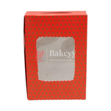 Red Polka Dotted 2 Brownie Box | Pack Of 10 - Bakeyy.com - India - Red Polka Dotted 2 Brownie Box | Pack Of 10 - Default Title