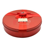 red-round-empty-decorative-tin-box-or-gift-box-or-chocolate-box-or-sweet-box-or-jewellery-box-or-luxury-box-bakeyy-1-34939003076905 - Bakeyy.com