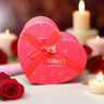 Valentine Gift | Heart Shape Gift Box with Ribbon | Black | Pink | Red | Maroon (Large) - Bakeyy.com - India - {{ variant.name }}