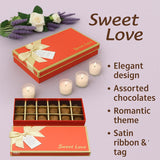 18 Cavity Hard Chocolate Box | Red Colour