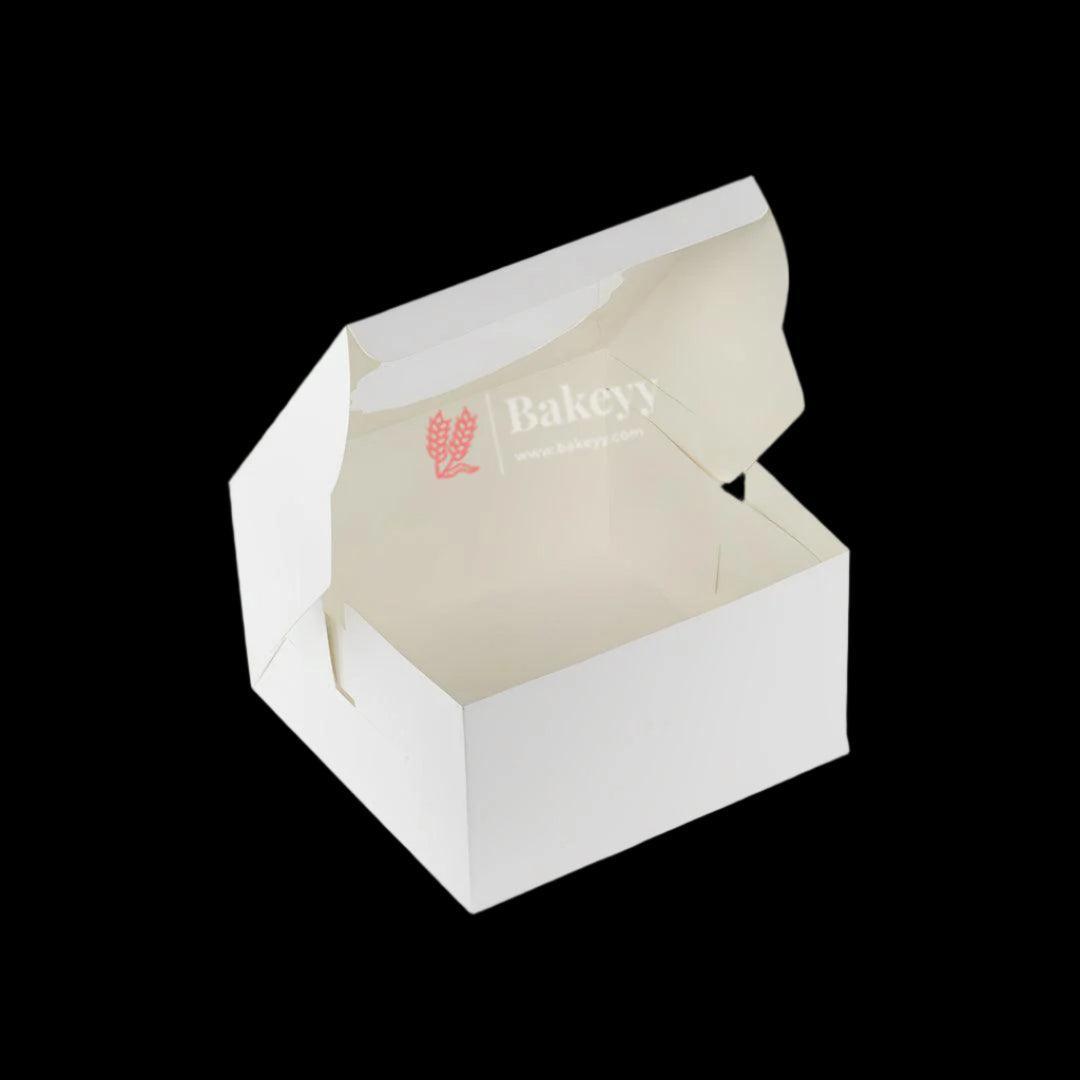 8x8x5 inch Cake Box With Window | Birthday Cake boxes | Pack Of 50 | - Bakeyy.com - India - 8x8x5 inch Cake Box With Window | Birthday Cake boxes | Pack Of 50 | - Default Title