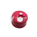 Rose Pink Round Empty Decorative Tin Box | Gift Box | Chocolate Box | Sweet Box | Jewellery Box | Luxury Box - Bakeyy.com - India - Rose Pink Round Empty Decorative Tin Box | Gift Box | Chocolate Box | Sweet Box | Jewellery Box | Luxury Box - Default Title