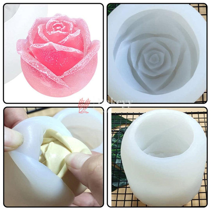 Roses Flowers Silicone MoulD - Bakeyy.com